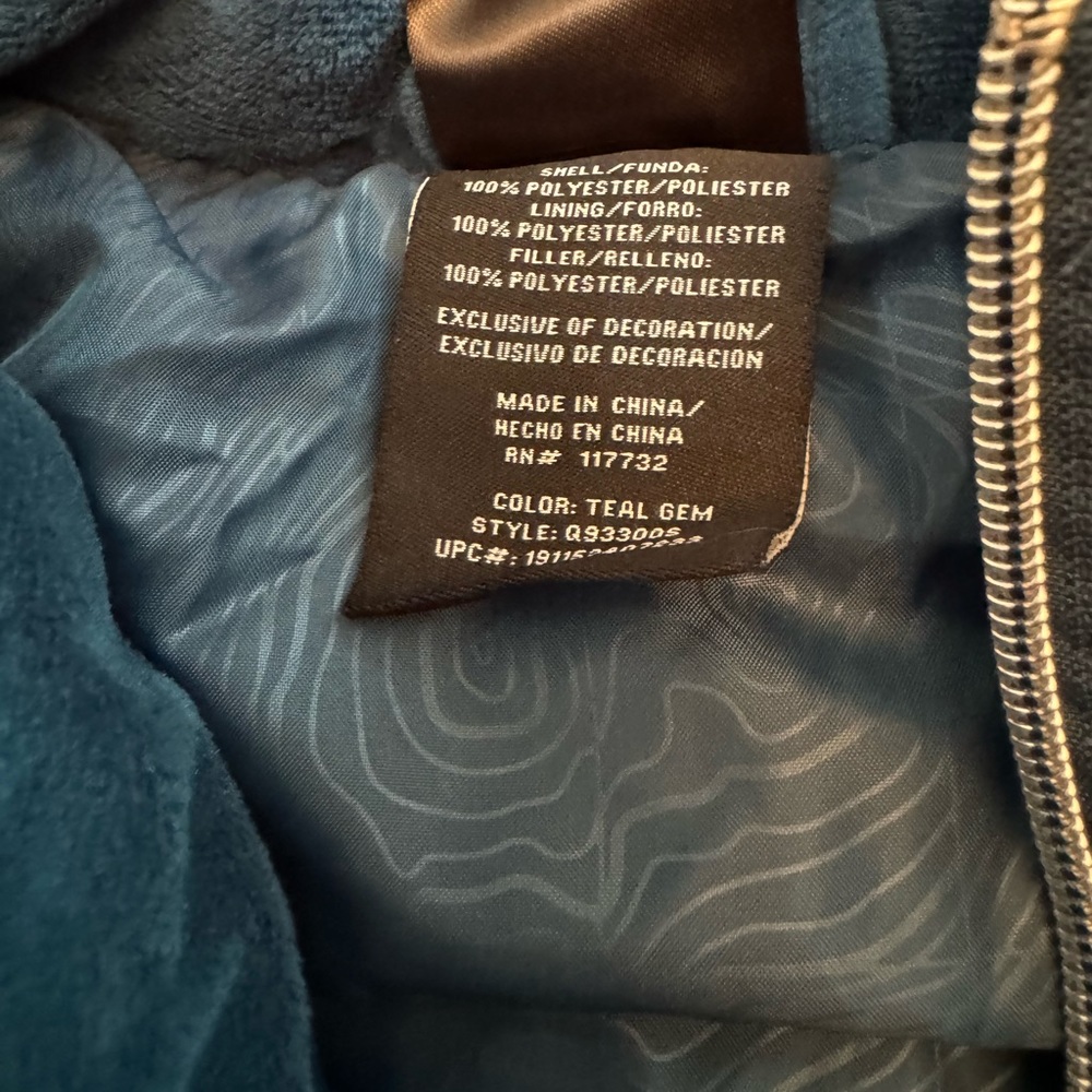 Zeroxposur Plush Quilted Full Zip Teal Outerwear Vest Outdoor Activewear Medium - Picture 6 of 8